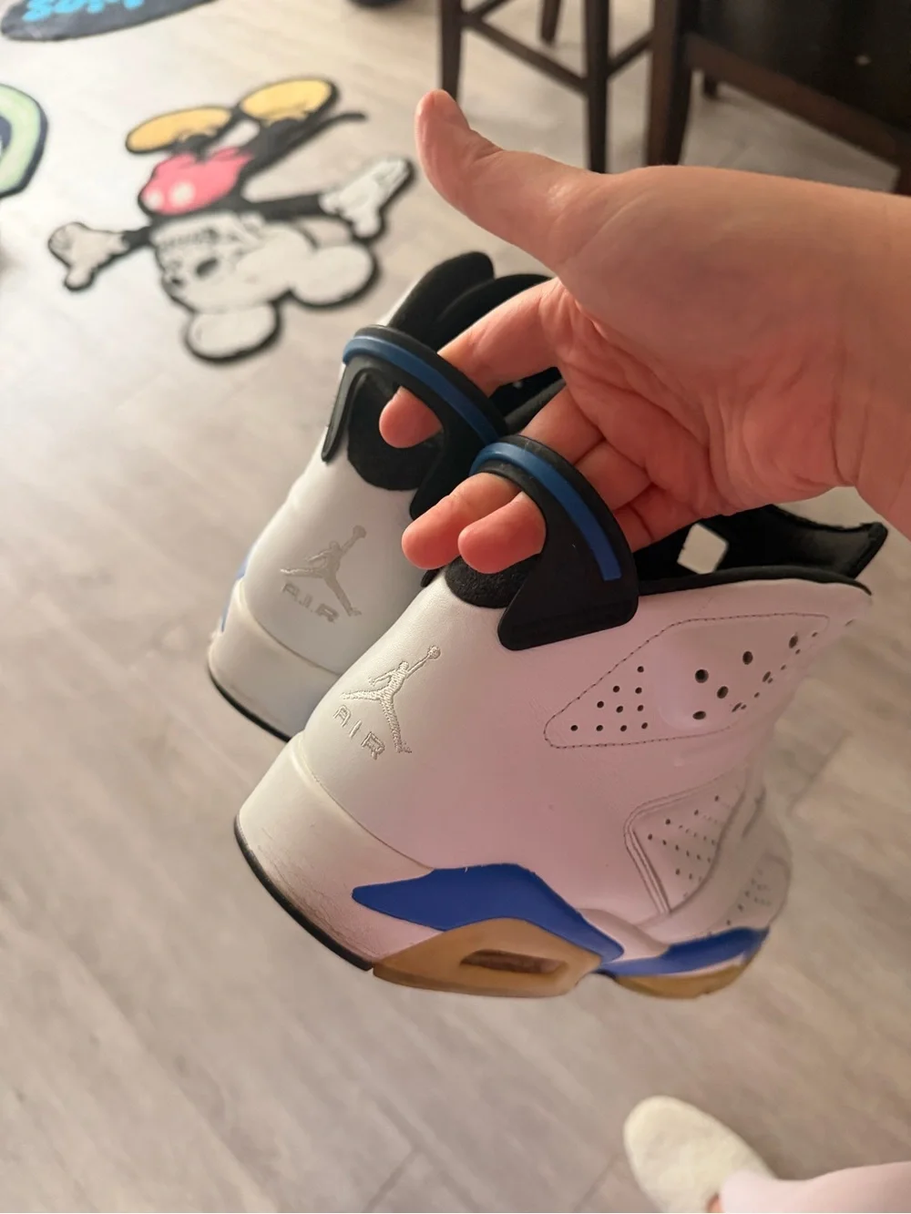Men's Sport Blue 6 Jordans